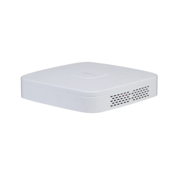 Grabador NVR Dahua® 16CH 1HDD 4K SMD Plus 4CH- Audio In/Out - DHI-NVR4116-4KS3